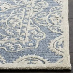 Buy 🎉 Santa Clara Damask Tufted Area Rug - Safavieh Gray/ivory 🔔