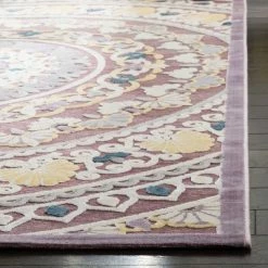 Top 10 ⌛ Hester Loomed Rug - Safavieh Purple/cream ✔️