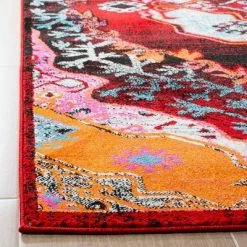 Cheap 🎁 Harrah Loomed Rug - Safavieh Light Blue/red 😀