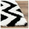 New 😉 Palm Desert Tufted Shag And Flokati Rug - Safavieh Ivory/black 🛒