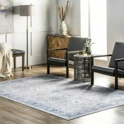 Best Sale ⭐ nuLOOM Ivy Machine Washable Transitional Area Rug ⌛