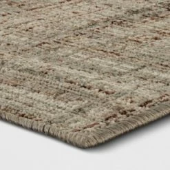 Best Sale ⌛ Woven Gridlines with Thin Stripe Rug - Project 62™ Beige ⭐