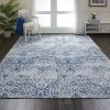 Top 10 🛒 Nourison Damask Ivory/Navy Area Rug DAS06 🤩