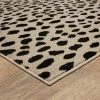 Outlet 😀 Daffodil Leopard Print Woven Rug - Opalhouse™ Copper ⌛