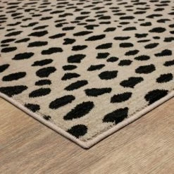 Outlet 😀 Daffodil Leopard Print Woven Rug - Opalhouse™ Copper ⌛