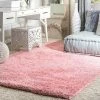 Best reviews of 🛒 Gynel Cloudy Shag Rug - nuLOOM Baby Pink 🔔