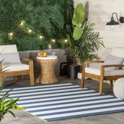 Promo 😀 nuLOOM Christa Striped Indoor and Outdoor Area Rug 🛒