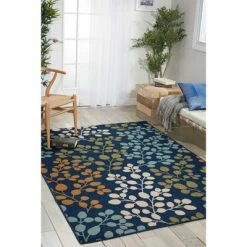 Hot Sale 🥰 Nourison Caribbean Ivory Indoor/Outdoor Area Rug 🎉