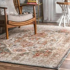 Best Pirce 😍 nuLOOM Vintage Medallion Justine Area Rug 🔥