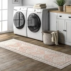 Budget 🥰 nuLOOM Tracie Machine Washable Floral Medallion Area Rug 🌟