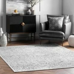 Best Sale 🔥 Vintage Minta Gray Rug - nuLOOM ⌛