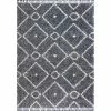 Deals 🥰 JONATHAN Y Mercer Shag Plush Tassel Moroccan Geometric Trellis Area Rug - JONATHAN Y ✨