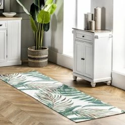 Best Sale 🌟 nuLOOM Tropical Leaves Indoor and Outdoor Area Rug 🛒