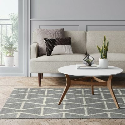 Best deal ๐ฅฐ Glacier Hourglass Woven Area Rug - Project 62โข Navy ๐ - Image 2