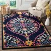 New 🔔 Erin Medallion Area Rug - Safavieh Blue ⭐