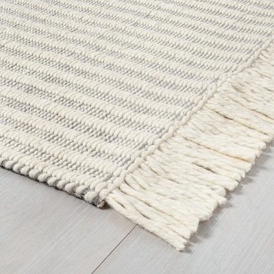 Brand new 🎉 Hearth & Hand With Magnolia Tri-Patterned Area Rug - Hearth & Hand™ with Magnolia Jet Gray 🔥