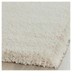 New 🥰 Ivory Solid Shag/Flokati Loomed Area Rug - (8'6"X12') - Safavieh 👍