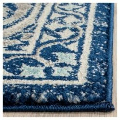 Outlet 🤩 Aether Evoke Medallion Area Rug - Safavieh Blue / Ivory 👍