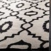 Promo 💯 Mona Dhurry Rug - Ivory/Black - (6'x6' Square) - Safavieh 👍