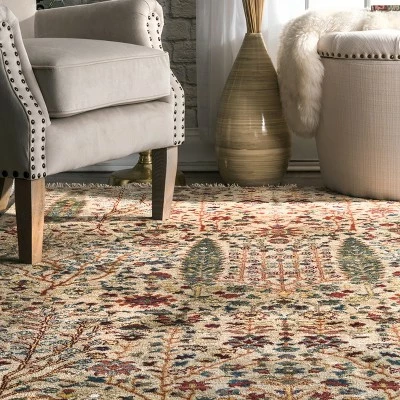 Best Pirce ❤️ nuLOOM Dasilva Gabbeh Fringe Area Rug 🔥 - Image 5