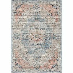 Best deal ⭐ nuLOOM Sawyer Flourishing Medallion Area Rug 🥰