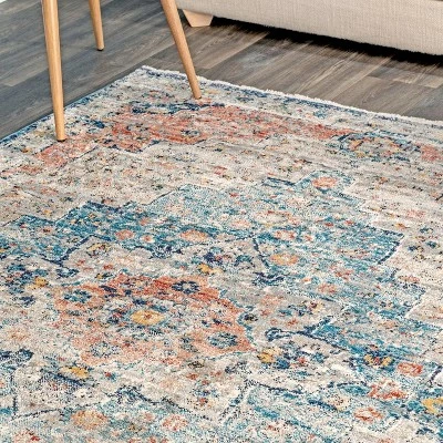 Best deal ⭐ nuLOOM Sawyer Flourishing Medallion Area Rug 🥰 - Image 3