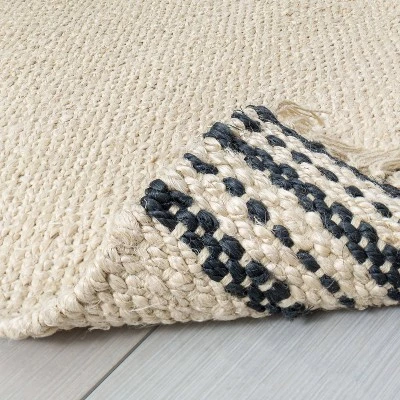 Cheapest 😍 Hearth & Hand With Magnolia Stripe Jute Rug - Hearth & Hand™ with Magnolia Tan/cream ❤️ - Image 2