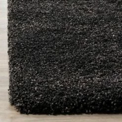 Brand new 🥰 Dark Gray Solid Shag/Flokati Loomed Square Area Rug - (7'X7') - Safavieh 😉