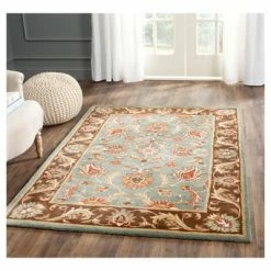 Outlet ⌛ Jazlene Tufted Floral Area Rug - Safavieh Brown/blue ✨