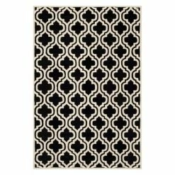Top 10 🛒 Margie Quatrefoil Design Tufted Area Rug - Safavieh Dark Blue/ivory 🌟