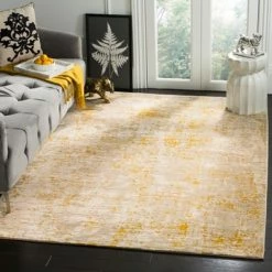 Best Sale 🤩 Gray/Yellow Fleck Loomed Area Rug 8'2"X11' - Safavieh 😀
