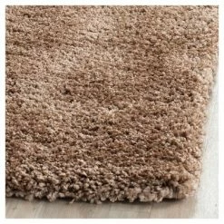 Best Sale 🎁 Dark Beig Solid Shag/Flokati Loomed Area Rug - (8'X10') - Safavieh ❤️