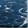 Top 10 🧨 2'3"x11' Runner Swirl Loomed Rug Dark Blue/Cream - Safavieh ✨